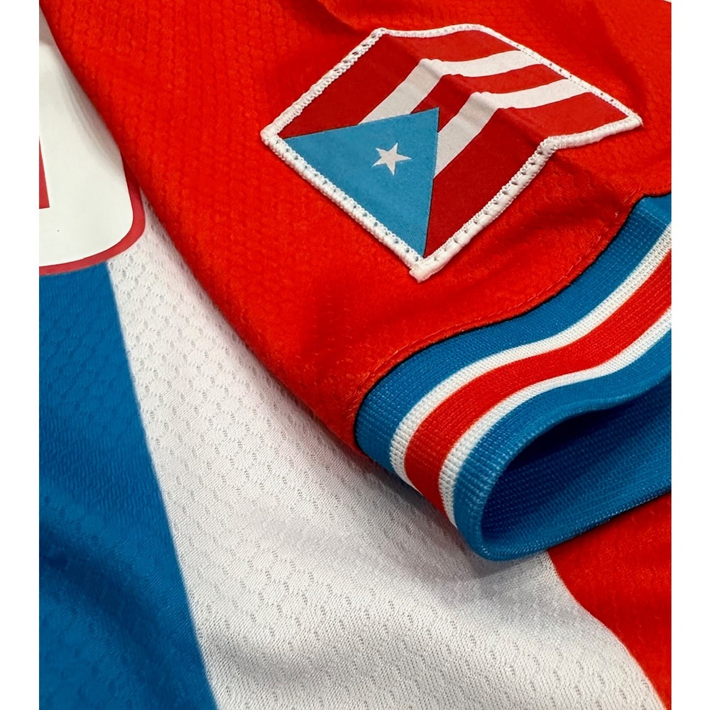 Puerto Rico International Team Headgear Classics 1990 World Cup Soccer Jersey - Picture 4 of 5
